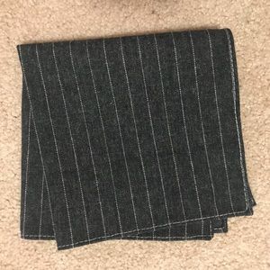 Dark grey pocket square